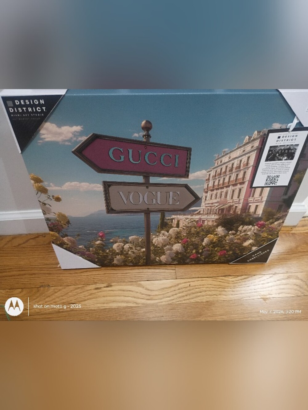 Wall Art Gucci Vogue Canbas Wall Art 16 X 20